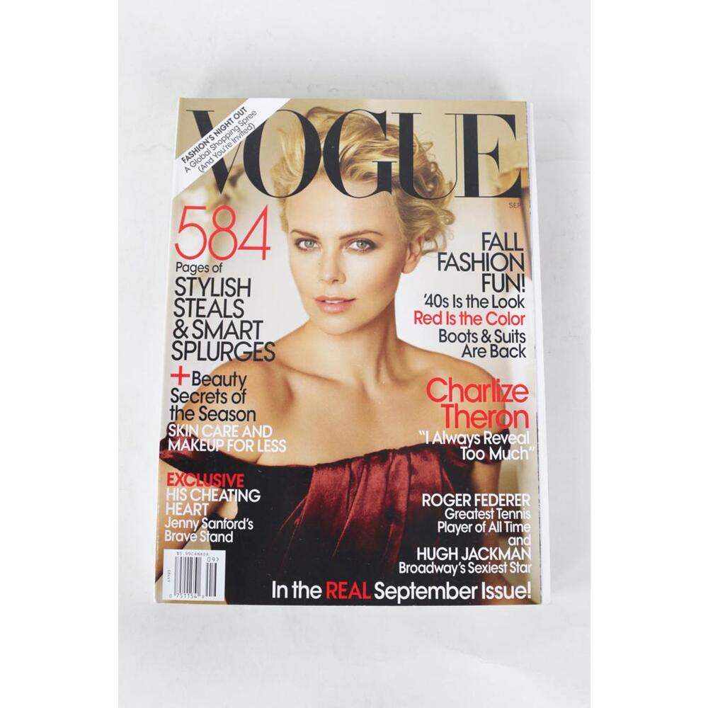 09' Vogue September Charlie Theron Magazine